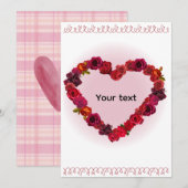 Carte cadeau de la Saint-Valentin (Devant / Derrière)