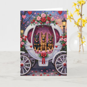 Carte Cadeau de la Saint-Valentin pour Berger Allemand 