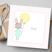 Carte cadeau de lapin de ma fille douce