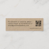 Carte cadeau de location de maison QR (Dos)