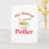Carte Cadeau de maman punny - Mère Pho-Noménale (Fleur jaune)