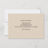 Carte cadeau de maquillage de salon Lashes de chev (Dos)