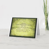 Carte Cadeau de mariage en bois pour 5 ans de mariage ca (Dos)