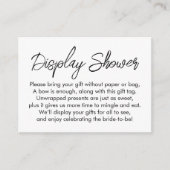 Carte Cadeau de Mariage Simple Moderne pour Affich (Devant)