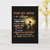 Carte Cadeau de Memorial Day pour mon fils pour ma mère (Fleur jaune)