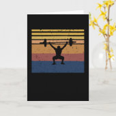 Carte Cadeau de musculation Retro Sunset (Fleur jaune)