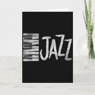 Carte Cadeau de musicien aniste de clavier vintage Ano J