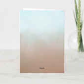 Carte Cadeau de naissance de professeur Fleurs douces Ph (Dos)