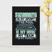 Carte Cadeau de natation (Fleur jaune)