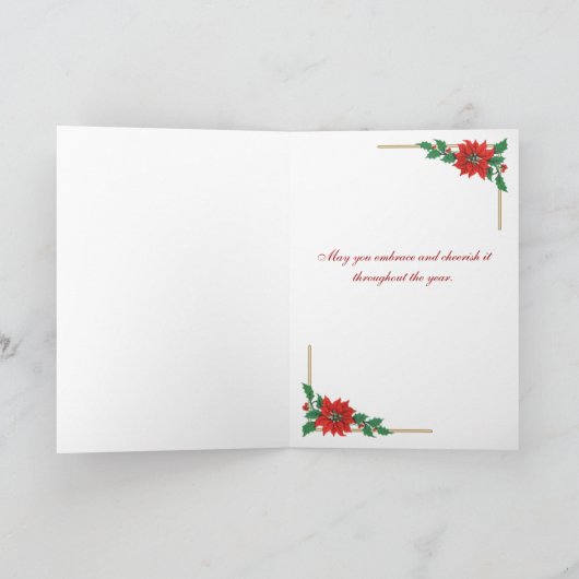 Carte cadeau de Noël (Intérieur)