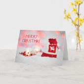 Carte cadeau de Noël (Fleur jaune)