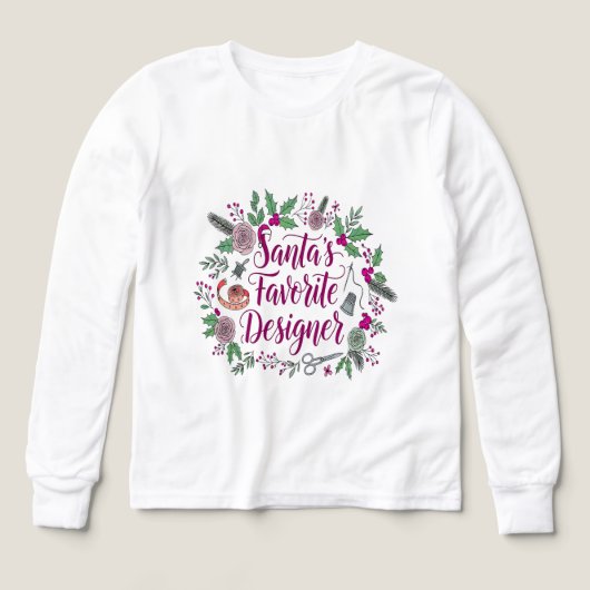 Carte cadeau de Noël à coudre pour le designer de (Motif recto)