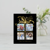 Carte cadeau de Noël Black Gold (Debout devant)