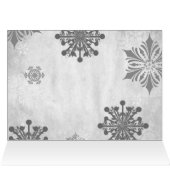 Carte cadeau de Noël bleu (Intérieur Horizontal (Haut))