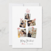 Carte cadeau de Noël de Noël de l'arbre photo (Devant)