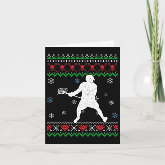 Carte Cadeau de Noël décontracté pour amateurs de sport (Devant)