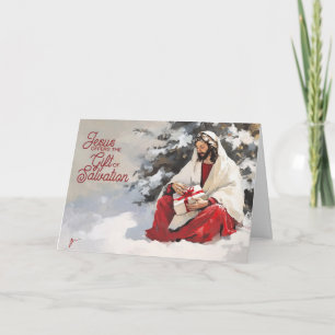 Carte Cadeau de Noël du salut