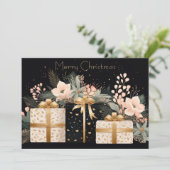 Carte cadeau de Noël Festive (Debout devant)