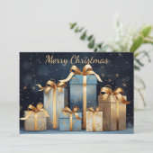 Carte cadeau de Noël Festive (Debout devant)