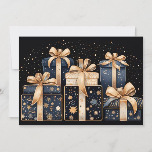 Carte cadeau de Noël Festive (Devant)