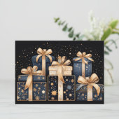 Carte cadeau de Noël Festive (Debout devant)