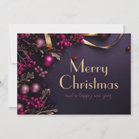 Carte cadeau de Noël Festive (Devant)