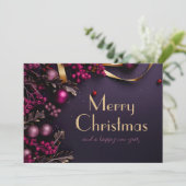 Carte cadeau de Noël Festive (Debout devant)