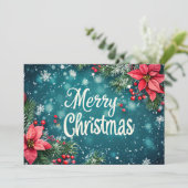 Carte cadeau de Noël Festive (Debout devant)