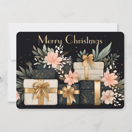 Carte cadeau de Noël Festive (Devant)