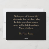 Carte cadeau de Noël Festive (Dos)