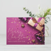 Carte cadeau de Noël Festive (Debout devant)