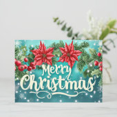 Carte cadeau de Noël Festive (Debout devant)