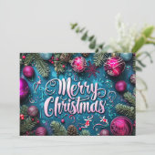 Carte cadeau de Noël Festive (Debout devant)