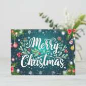Carte cadeau de Noël Festive (Debout devant)