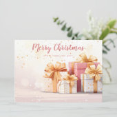Carte cadeau de Noël Festive (Debout devant)