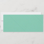 Carte cadeau de Noël Green Stripe (Dos)