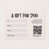 Carte cadeau de Noël moderne bleu rose joyeux (Dos)