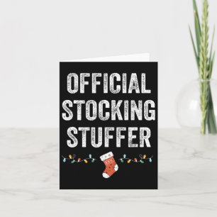 Carte Cadeau de Noël officiel drôle et assorti pour adul