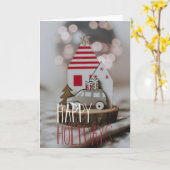 Carte cadeau de Noël personnalisée (Fleur jaune)