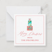 Carte cadeau de Noël personnalisée Festive (Devant)