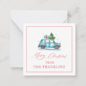 Carte cadeau de Noël personnalisée Festive (Devant)