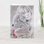 Carte cadeau de Noël Teddy Bear (Dos)