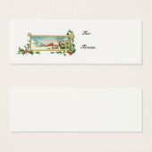 Carte cadeau de Noël Vintage (Devant & derrière)