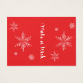 Carte cadeau de Noël Whimsical Style vintage (Dos)