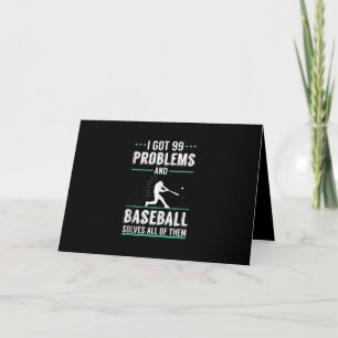 Carte Cadeau de nouveauté pour amateur de baseball pour