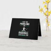 Carte Cadeau de nouveauté pour fan de baseball (Fleur jaune)