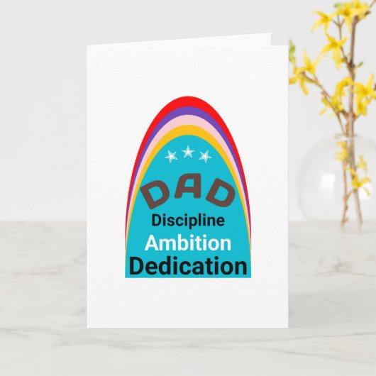 Carte Cadeau de papa tee (Fleur jaune)