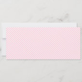 Carte cadeau de Pâques Bow Pink Stripe Happy (Dos)