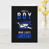 Carte Cadeau de pilote d'avion (Fleur jaune)