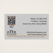 Carte cadeau de promotion d'entreprise moderne (Dos)